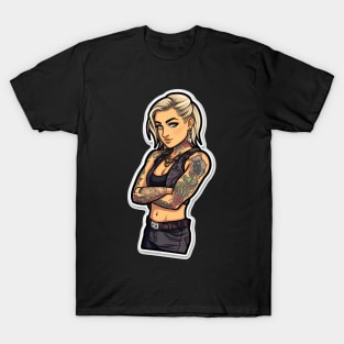 Empowered Mami Inspired Pro Wrestling T-Shirt